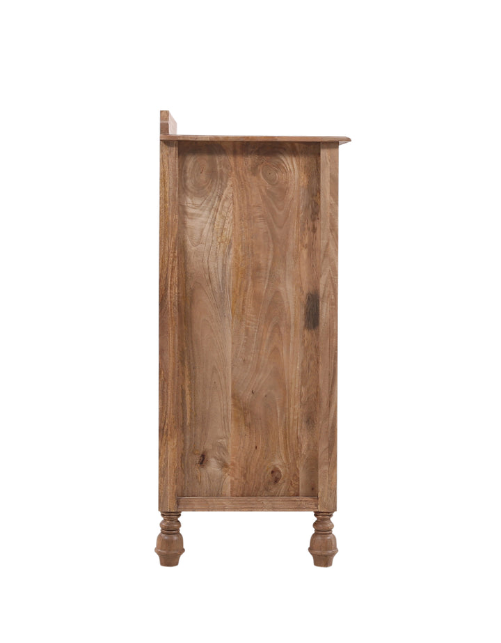 The Summerville 5-Drawer Chest in Washed Walnut Finish