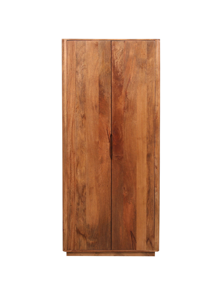 Breton wooden cabinet on a white background