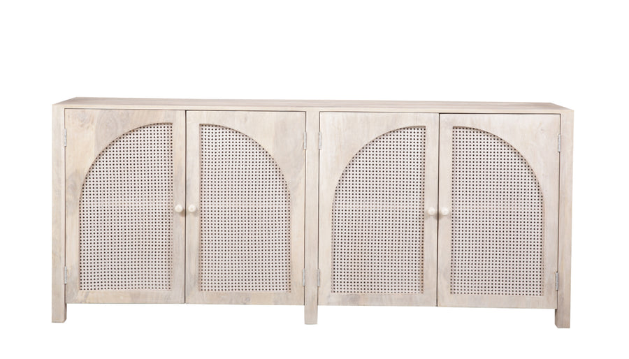 Olive Wash Tilda Sideboard seen from the front on a white background