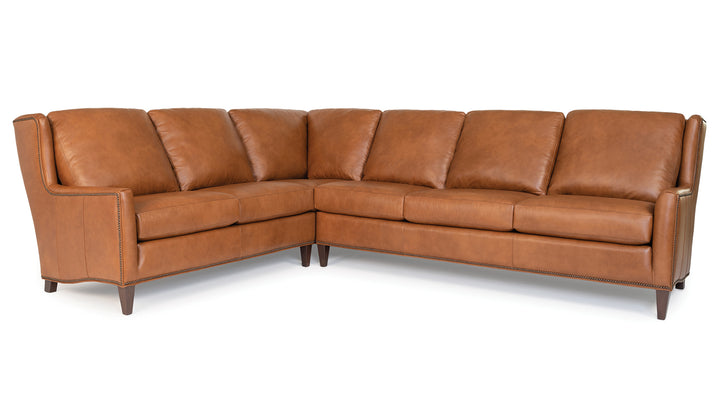 Smith Brothers SB270 Style Custom Leather Modular Sectional
