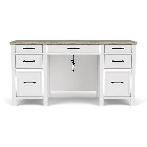 Riverside Furniture Finn Executive Desk - Thumbnail 3
