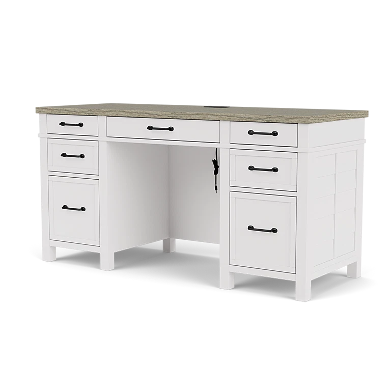 Riverside Furniture Finn Executive Desk - Thumbnail 5