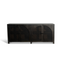 The Tilda Sideboard in Washed Black Finish and Rattan Doors