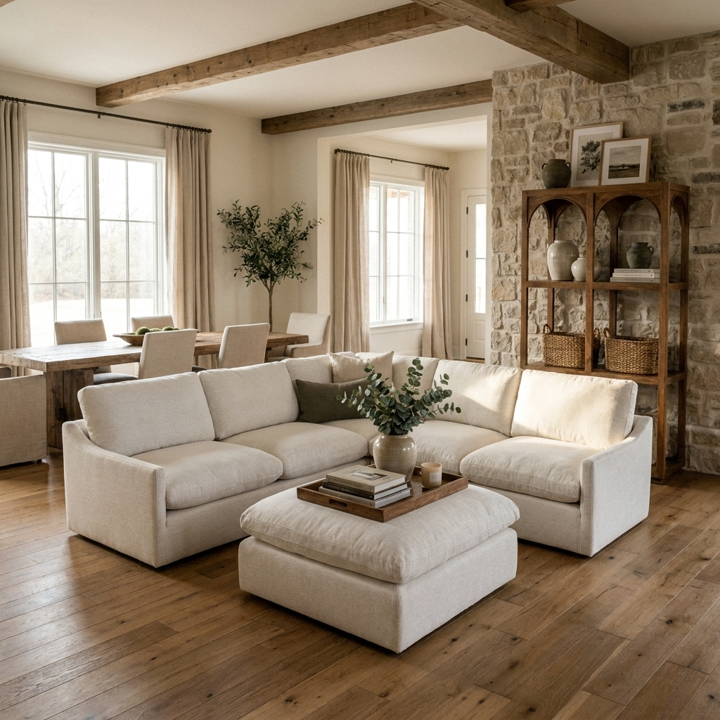 Nathan Cloud Modular Sectional + Ottoman