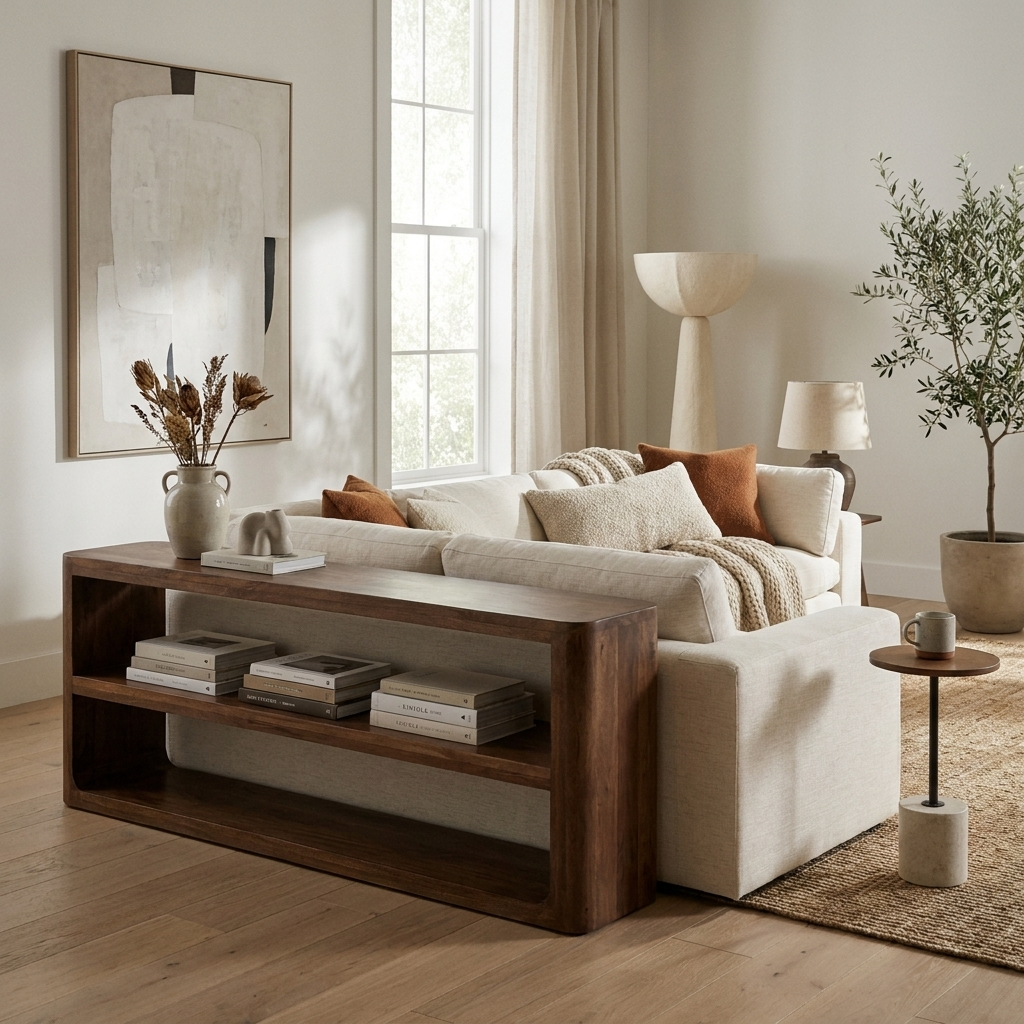 Oslo Sofa Back Console Table