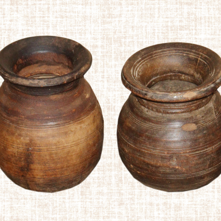 Wooden Pot