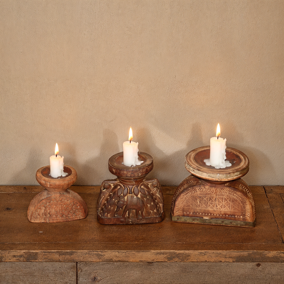 Wooden Candle Stand