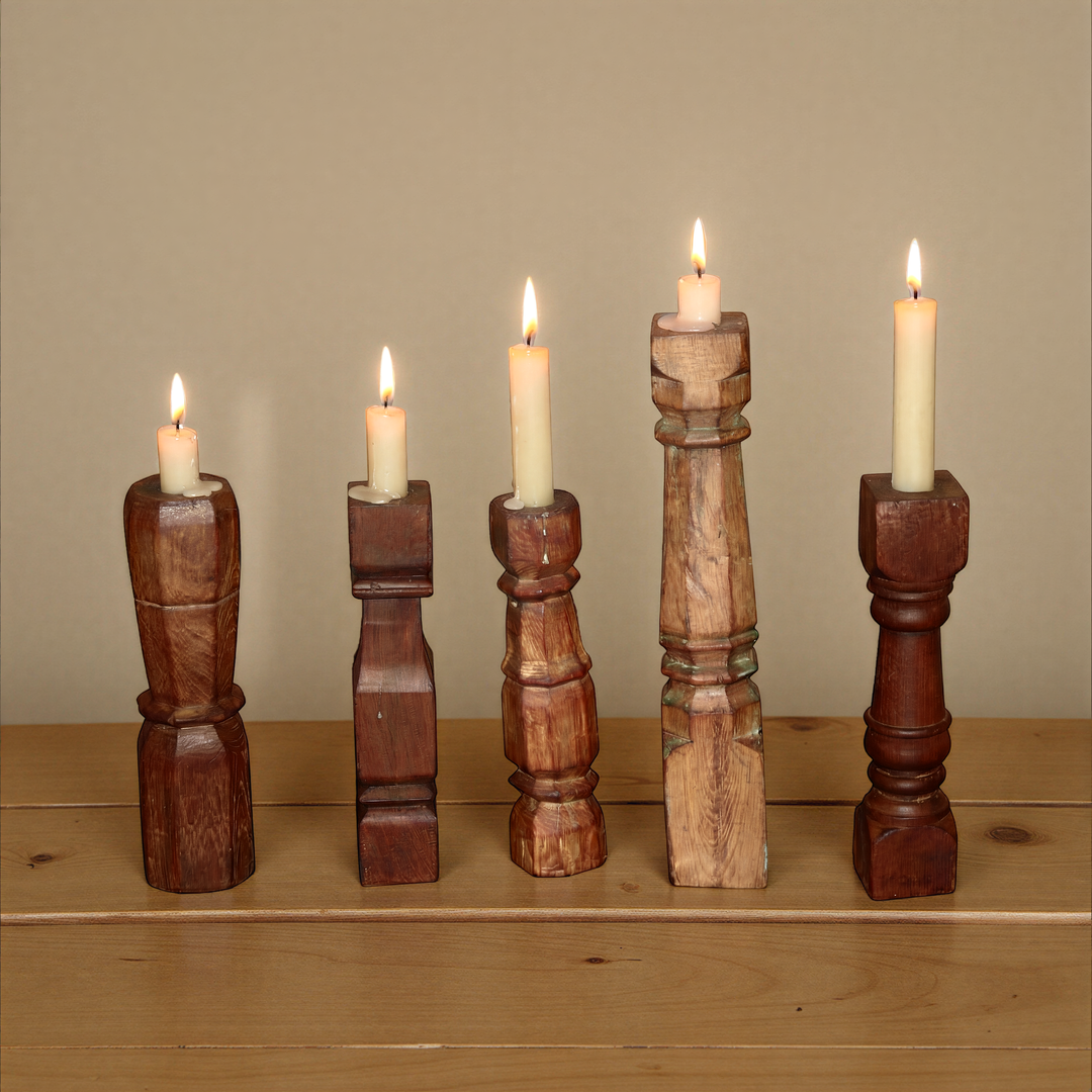 Wooden Candle Stick