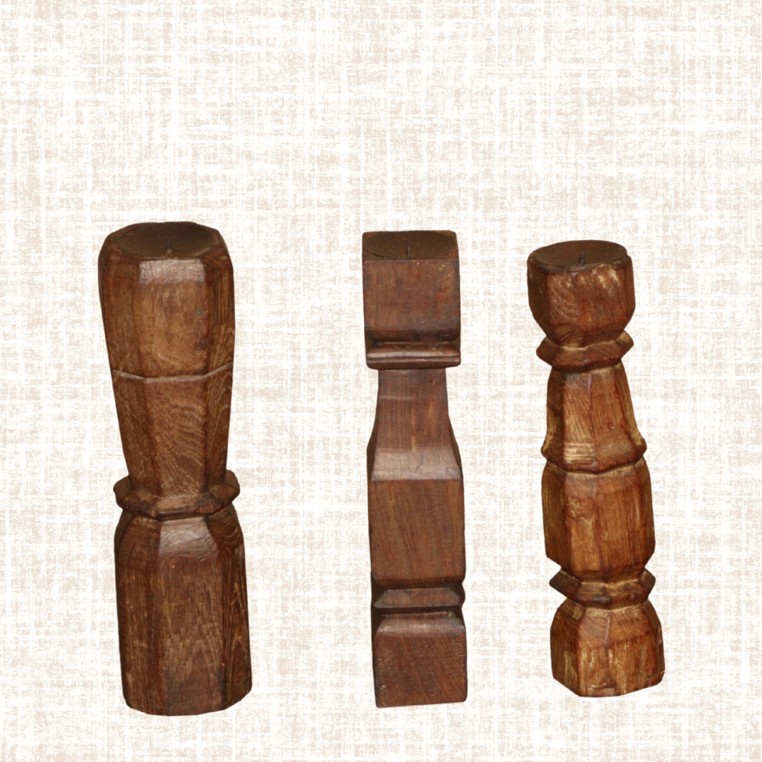 Wooden Candle Stick