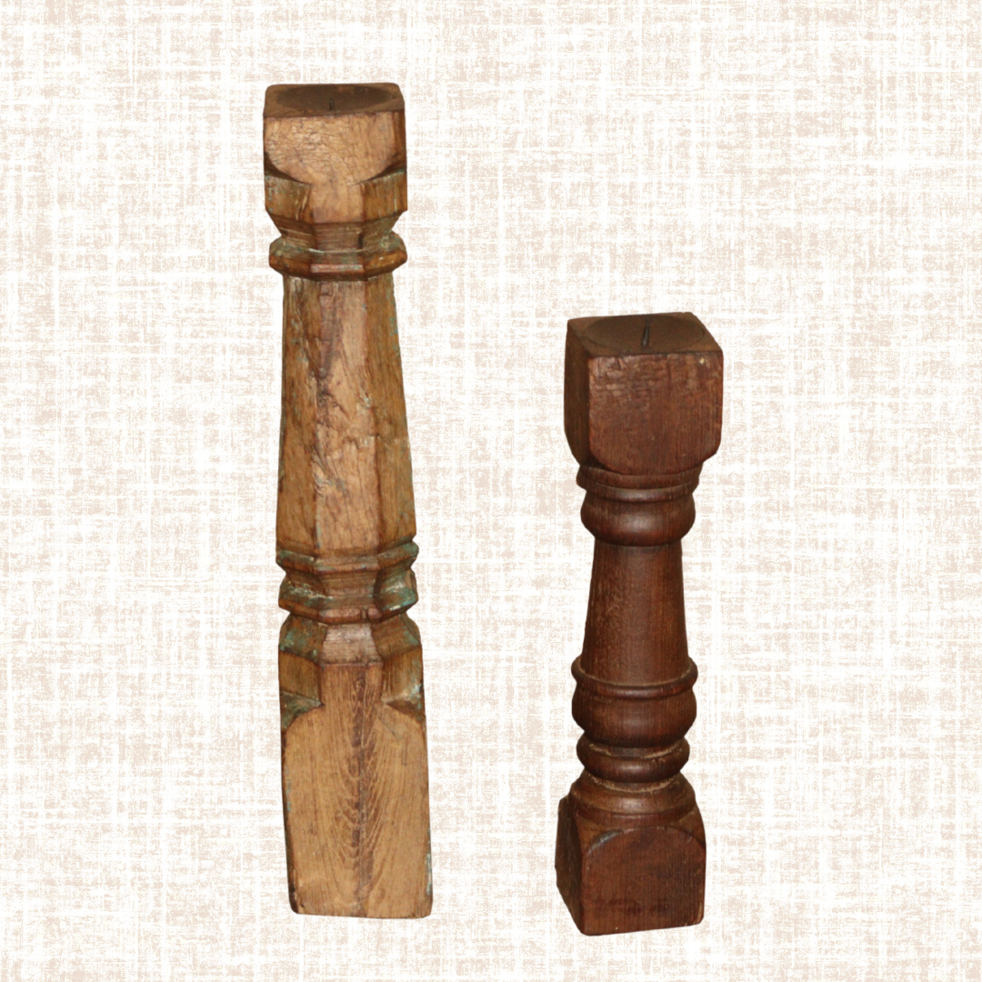 Wooden Candle Stick