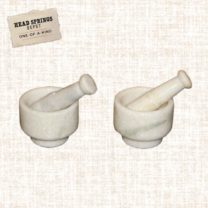 Marble Mortar and Pestle