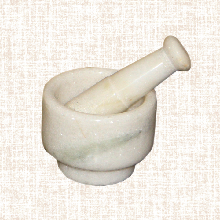 Marble Mortar and Pestle