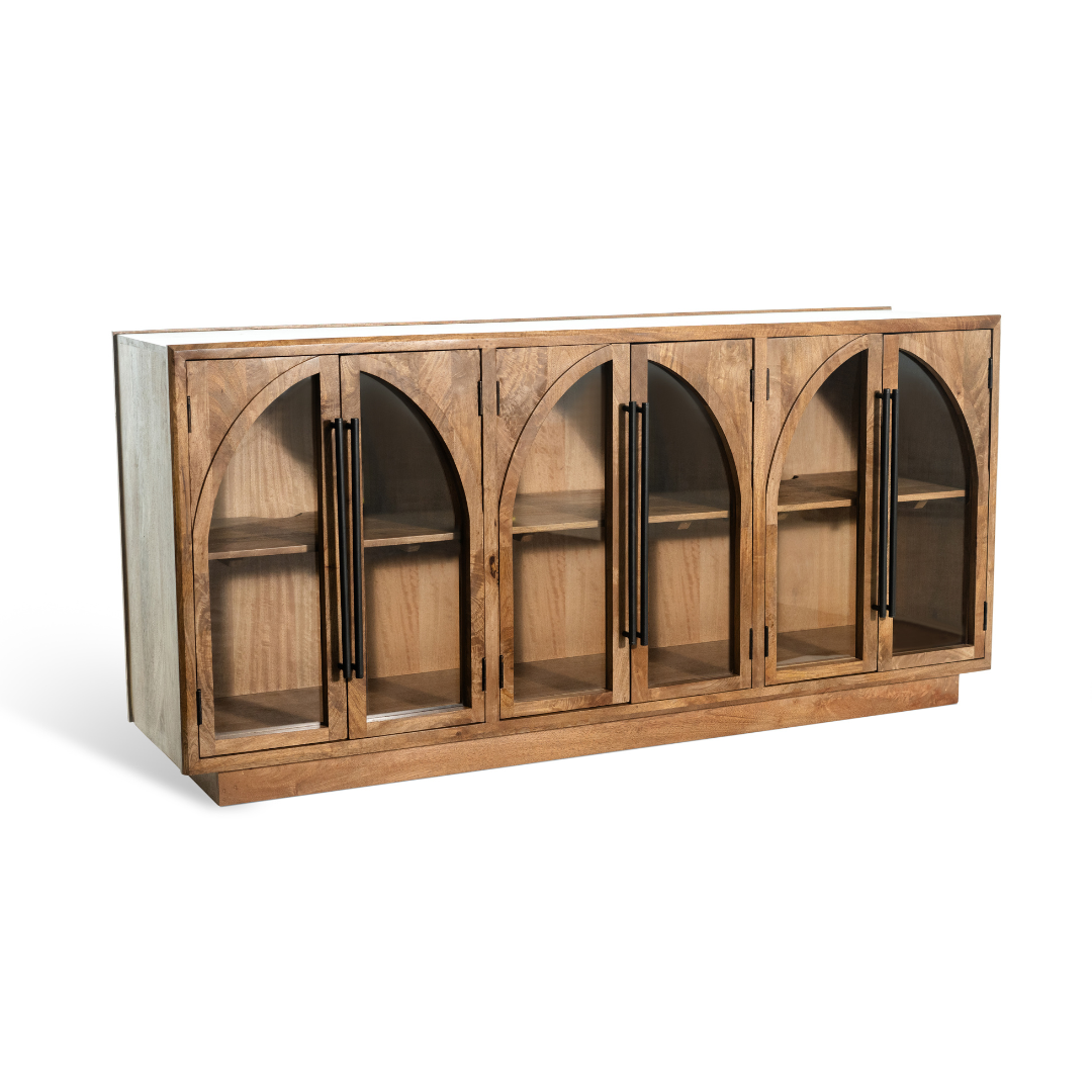 The Fox & Roe Hattie 6 Door Sideboard (2 Finish Options)