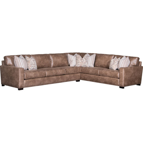Mayo Furniture Collection Custom Leather Sectional 7101L