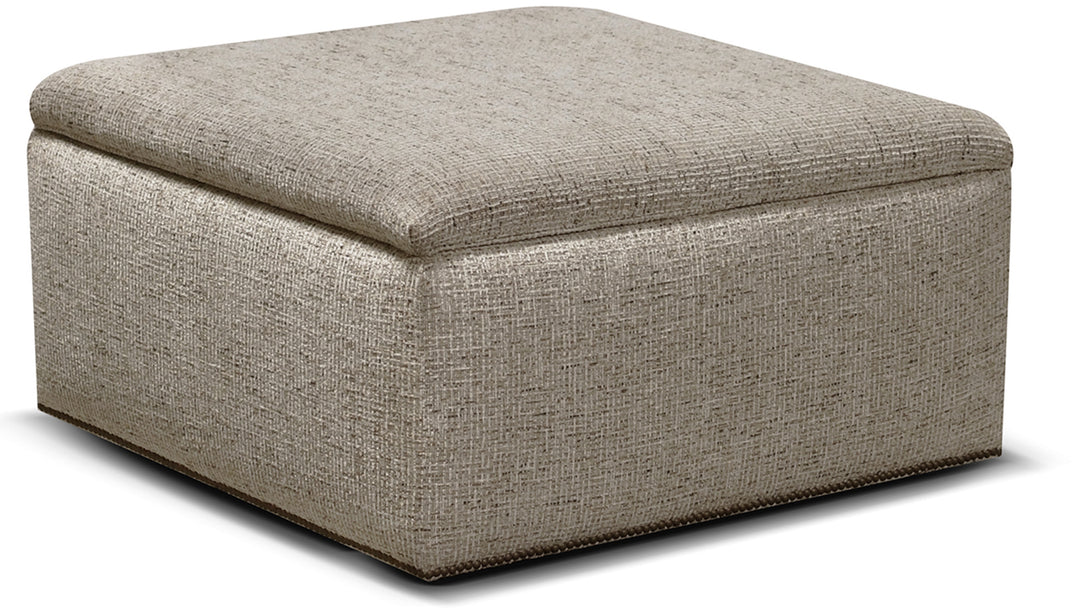 765081N Hendrix Storage Ottoman with Nails