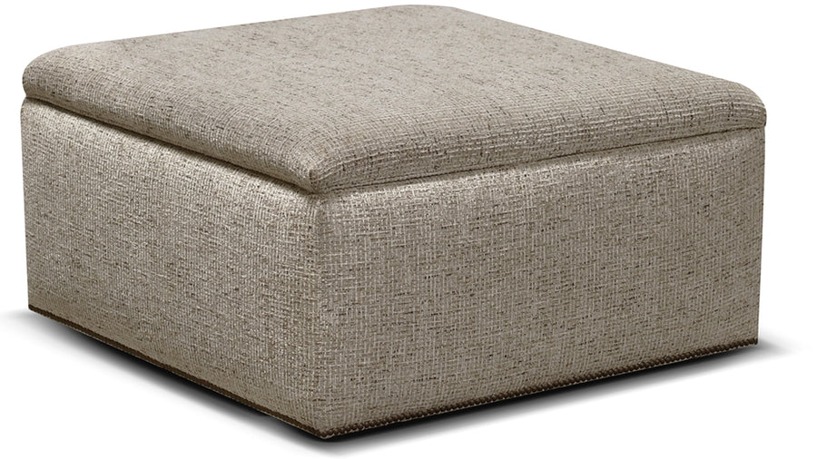 765081N Hendrix Storage Ottoman with Nails