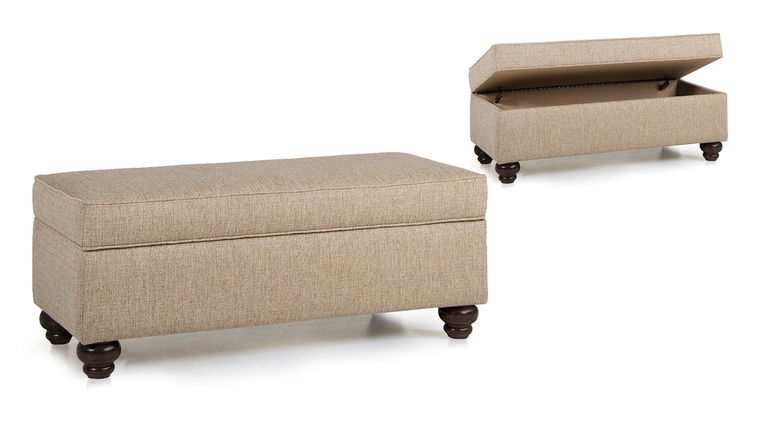 Smith Brothers SB901 Style Fabric Occasional Storage Ottomans