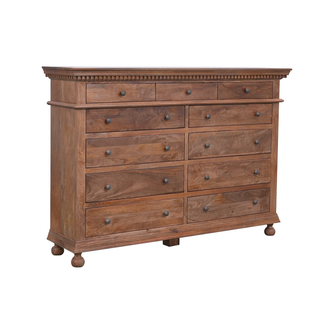 St. James 11-Drawer Dresser Washed Walnut