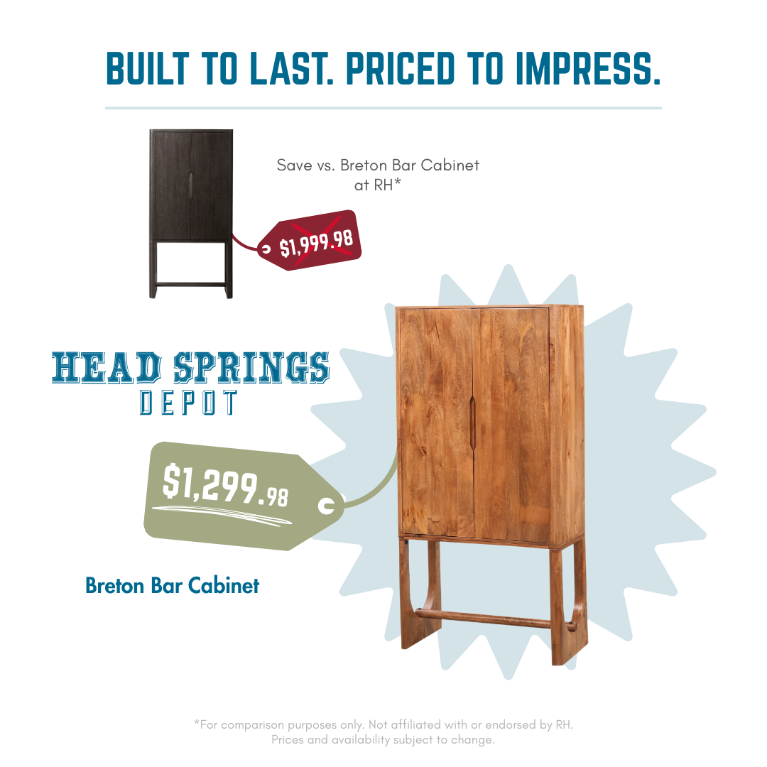Comparison: Breton Bar Cabinet vs RH