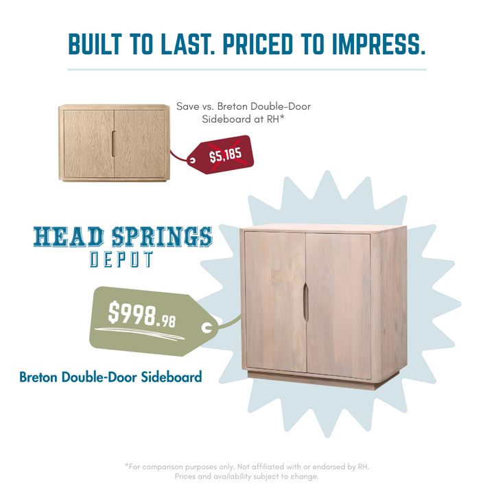 Comparison: Breton Double-Door Sideboard vs RH