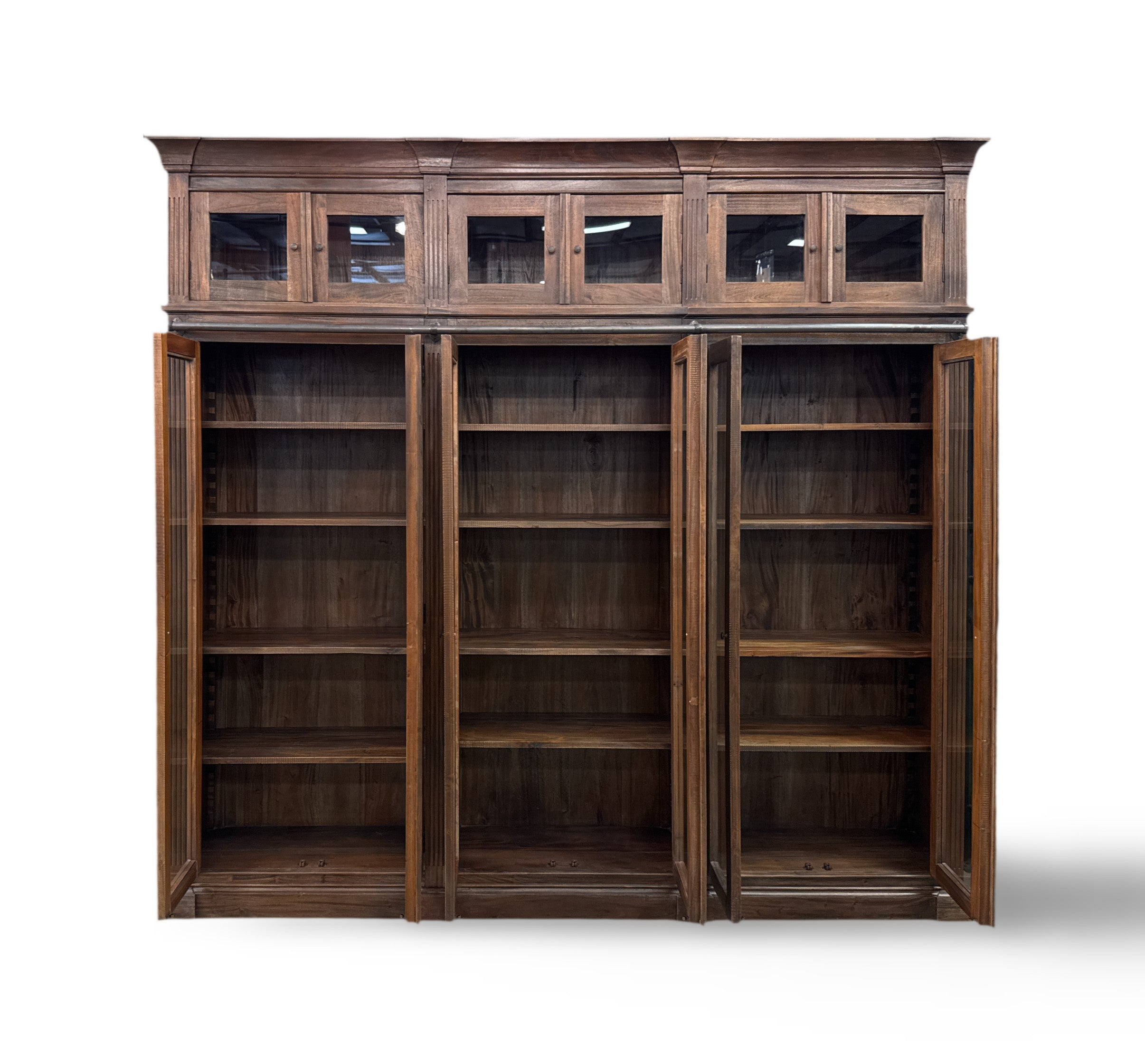 Warren Glass Door Bookcase 3 Column
