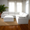 Fox & Roe Nathan Sectional in Cloud Grey