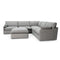 Fox & Roe Nathan Sectional in Nomad Slate