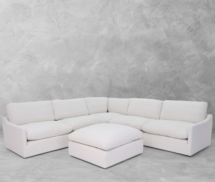 Fox & Roe Nathan Sectional in Nomad Snow