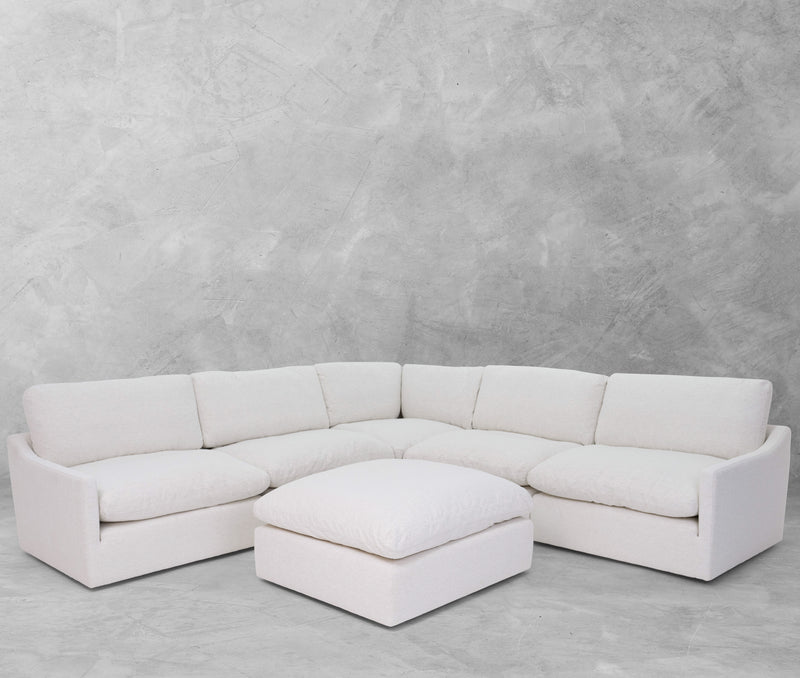Fox & Roe Nathan Sectional in Nomad Snow