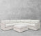 Fox and Roe Nathan Sectional in Cloud Grey