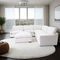 Fox and Roe Nathan Sectional in Nomad Snow