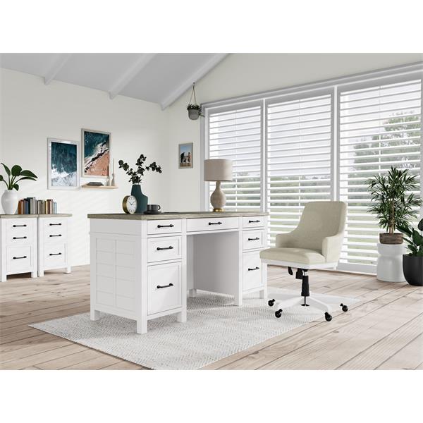 Riverside Furniture Finn Executive Desk - Thumbnail 2
