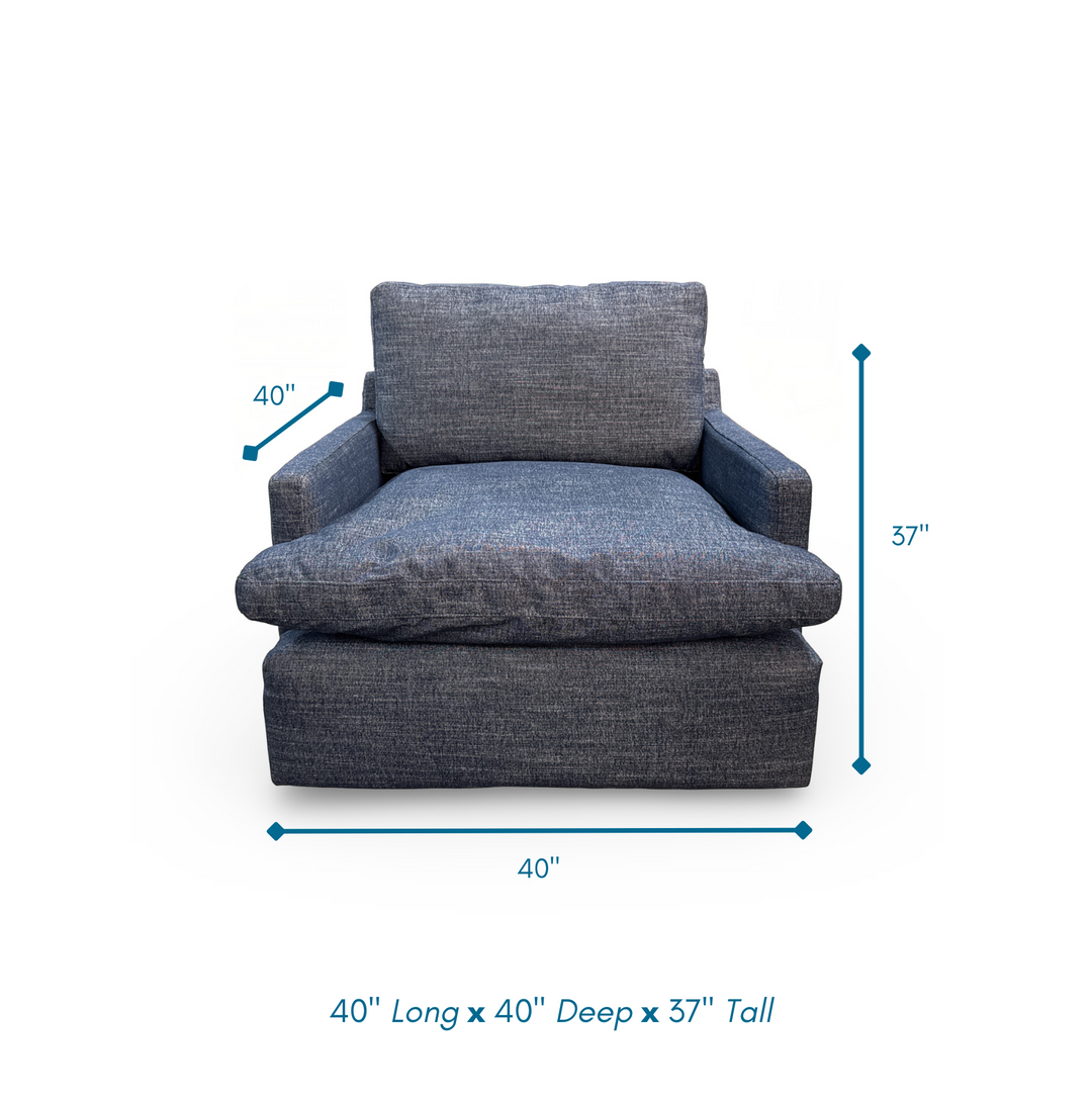 The Fox & Roe Gregory Chair and a Half (2 Performance Fabrics)