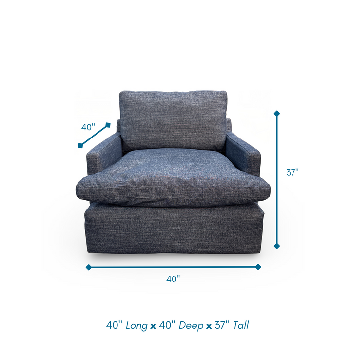 The Fox & Roe Gregory Chair and a Half (2 Performance Fabrics)