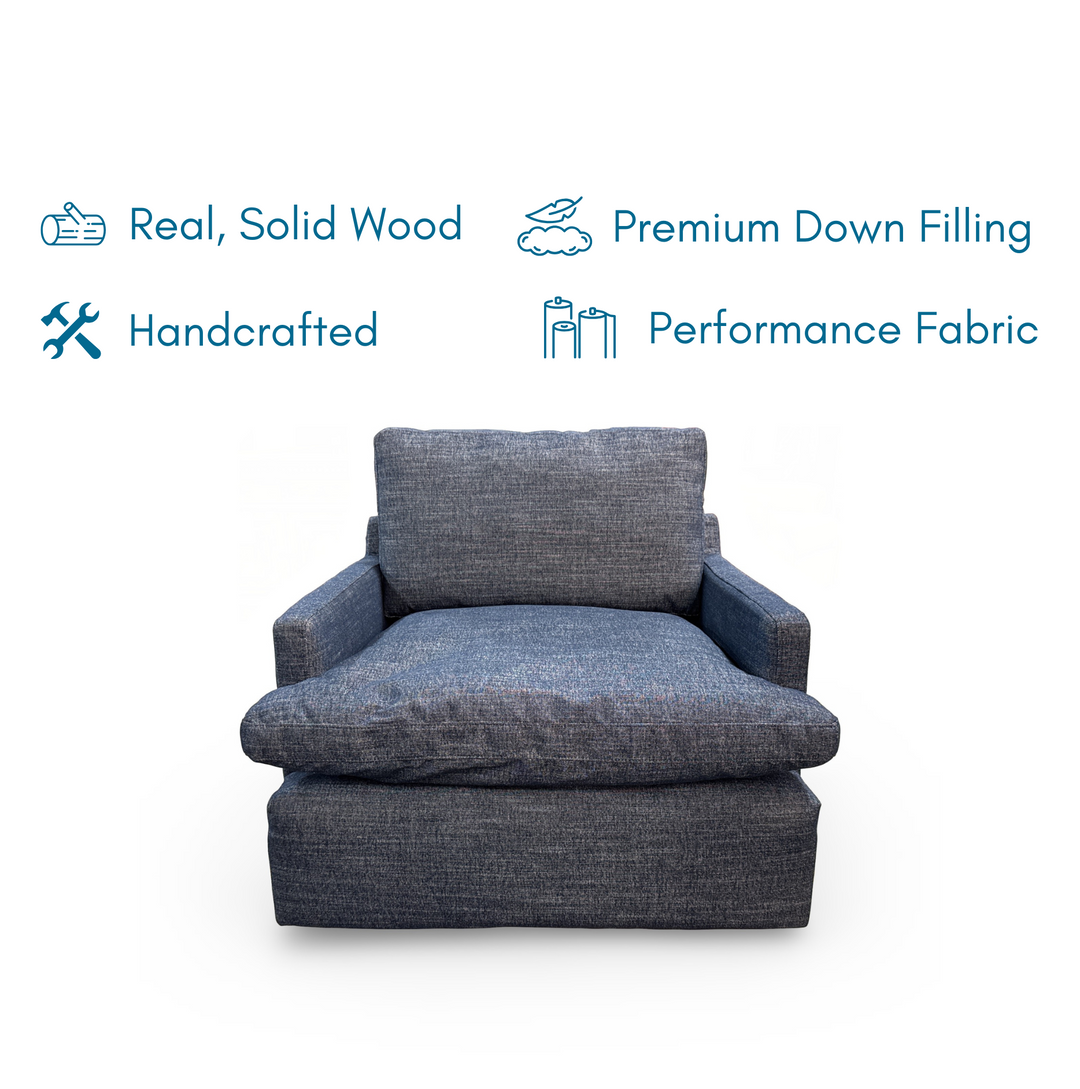 The Fox & Roe Gregory Chair and a Half (2 Performance Fabrics)