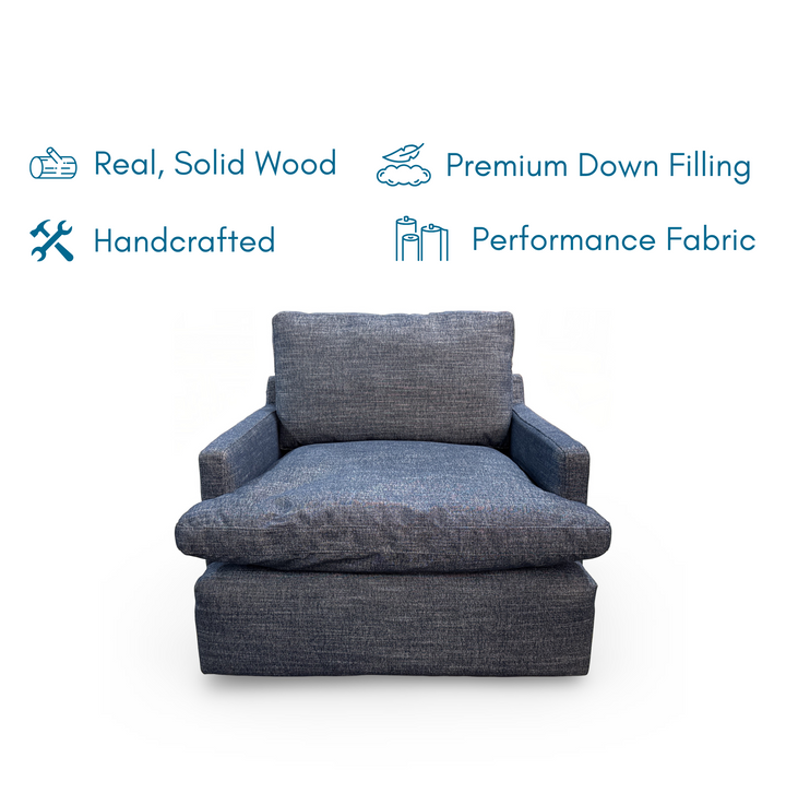 The Fox & Roe Gregory Chair and a Half (2 Performance Fabrics)
