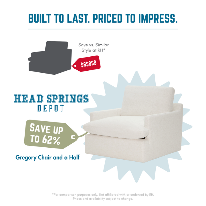 Comparison: Gregory Chair and a Half vs RH