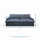 The Fox & Roe Gregory 88" Sofa (2 Finishes)