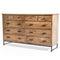 The Fox & Roe Corwin Ten-Drawer Dresser in Washed Walnut Finish