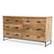 The Fox & Roe Corwin Six-Drawer Dresser in Washed Walnut Finish