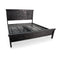The Fox & Roe Fern Panel Bed in Sandblasted Black Finish