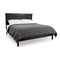 The Fox & Roe Fern Panel Bed in Sandblasted Black Finish