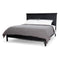 The Fox & Roe Fern Panel Bed in Sandblasted Black Finish