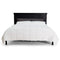 The Fox & Roe Fern Panel Bed in Sandblasted Black Finish
