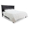 The Fox & Roe Fern Panel Bed in Sandblasted Black Finish