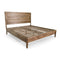The Fox & Roe Corwin Panel Bed in Washed Walnut Finish
