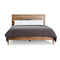 The Fox & Roe Corwin Panel Bed in Washed Walnut Finish