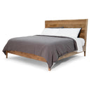 The Fox & Roe Corwin Panel Bed in Washed Walnut Finish