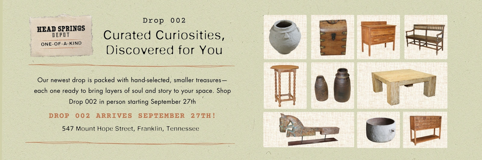 Head Springs Depot - Curated Curiosities, Discovered for You