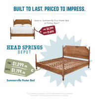 Comparison: Summerville Poster Bed vs Pottery Barn